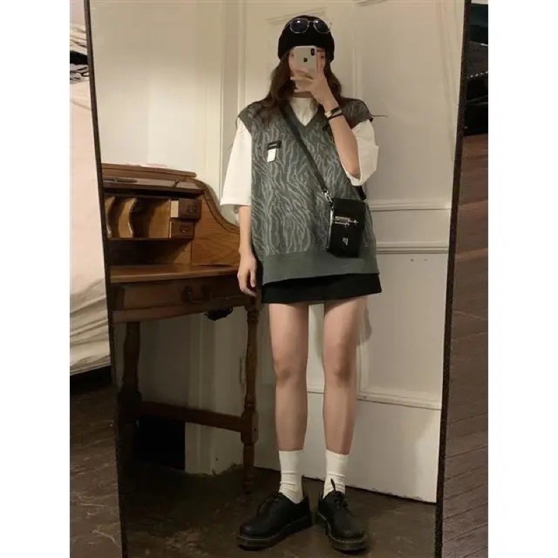 [ORDER TAOBAO] ÁO GILE VẰN XÁM | BigBuy360 - bigbuy360.vn