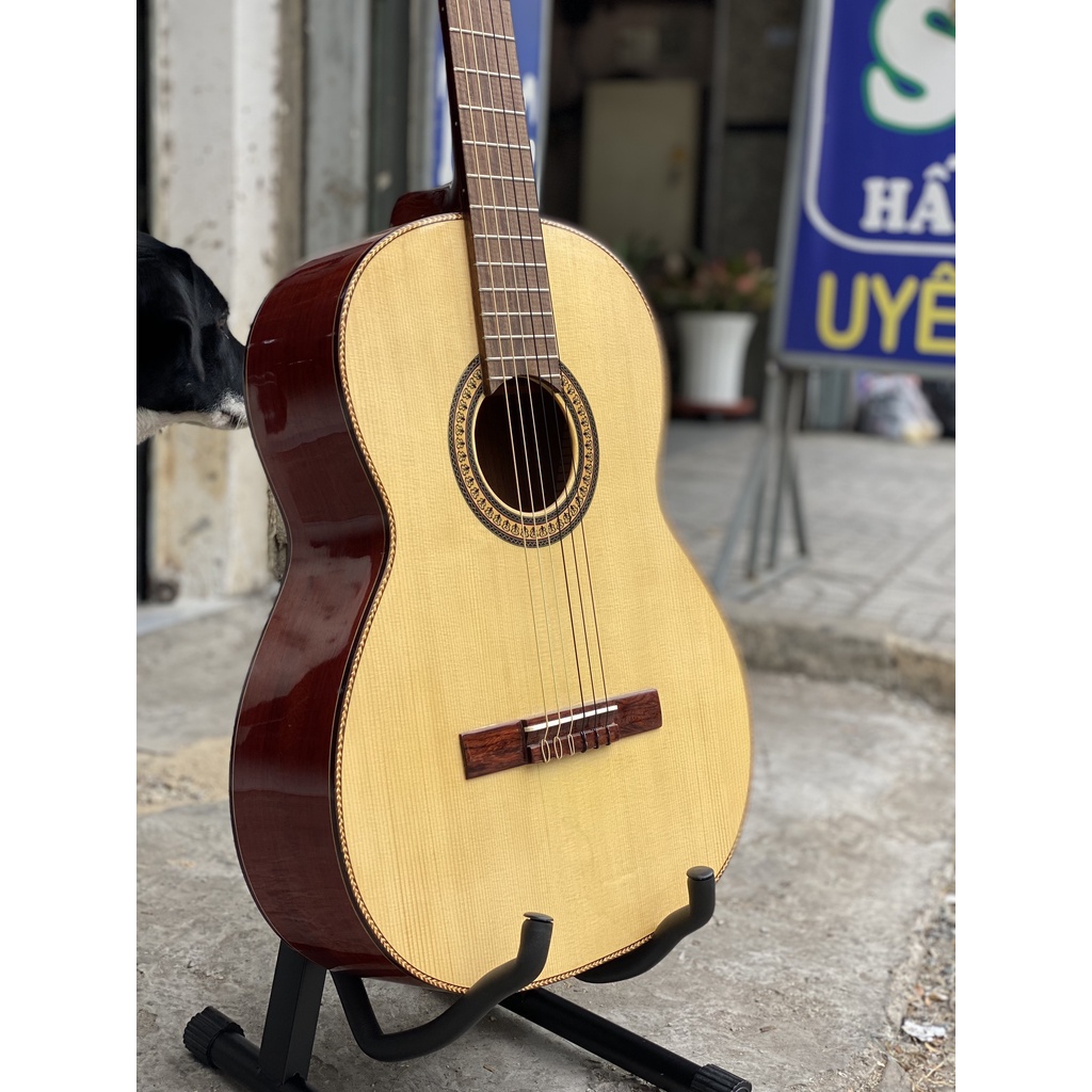 Đàn Guitar Classic Gỗ Hồng Đào Nguyên Tấm Có Ty STC3 - bảo hành 48 tháng