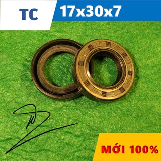 Phớt chặn dầu tc 17x30x7 ( phớt dầu / chắn dầu / lò xo / phớt ben / oil seal tc 17*30*7)