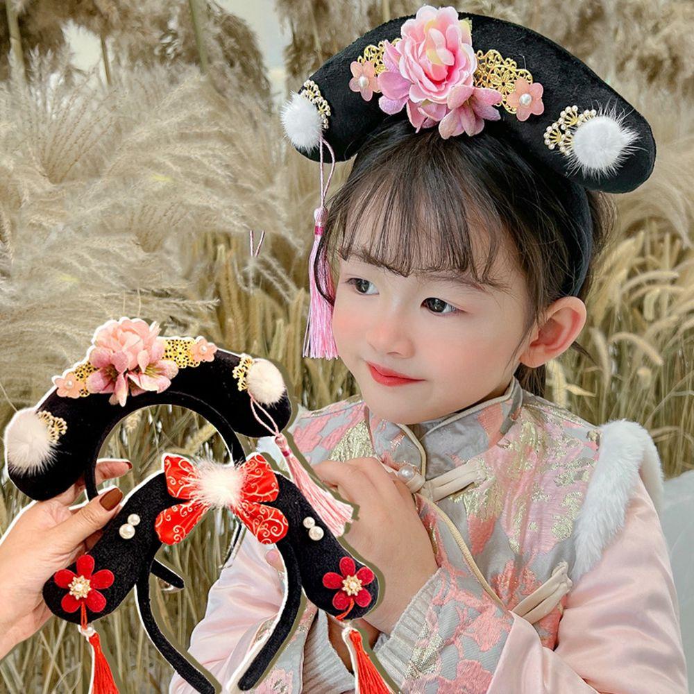 JENIFERDZ Traditional Hanfu Hair Hoop Classical Chinese Style Headwear  Ancient Style Headwear Women Antique Chinese Antique