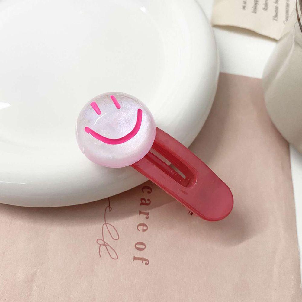 Kẹp Tóc Mỏ Vịt Bằng Nhựa Resin Trong Suốt Phong Cách Hàn Quốc Dễ Thương WMES15H