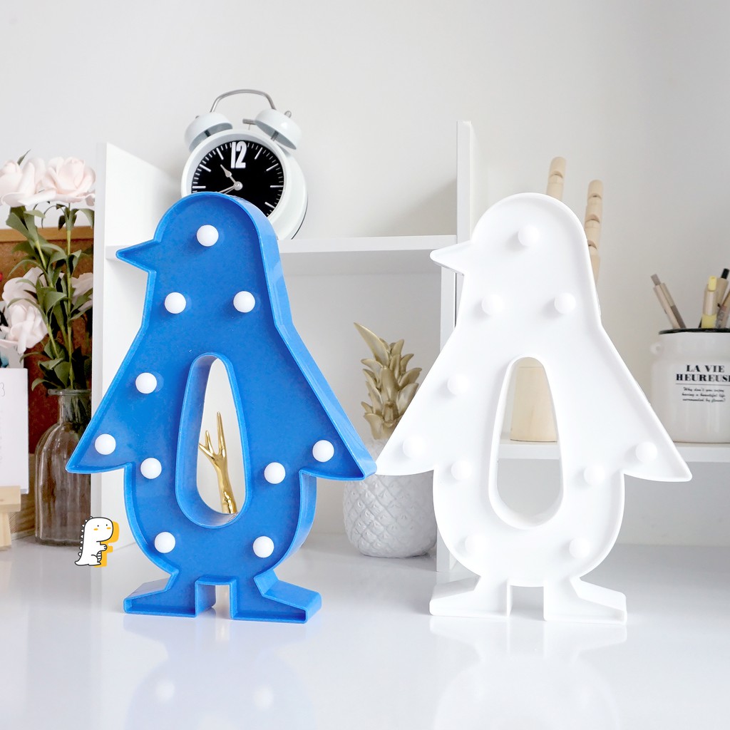 Đèn led chim cánh cụt lớn