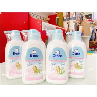 Nước rửa bình D-nee Organic Mild Care, Nước rửa bình sữa hữu cơ 500ml