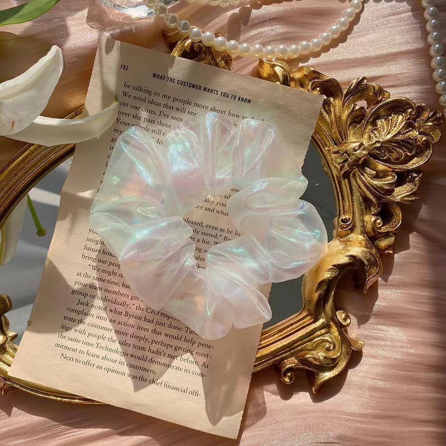 Scrunchies hologram size vừa