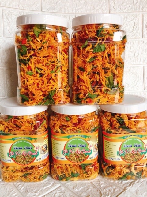 khô gà lá chanh 1kg [ 2 hũ] | BigBuy360 - bigbuy360.vn