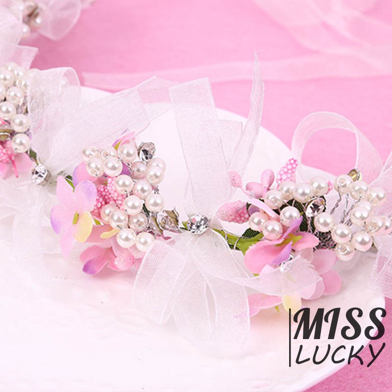 Vòng hoa đeo đầu thời trang thanh tú cho nữ