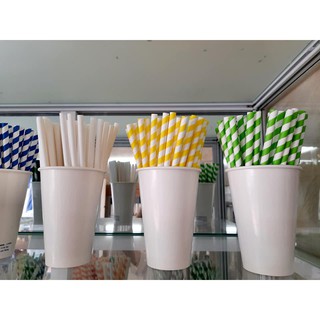 Ống hút giấy phi 6 (100 ống/bịch)