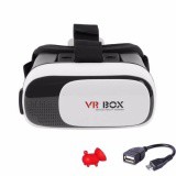 Kính thực tế ảo VR Box phiên bản 2 Tặng 1 Cáp OTG + 1 giá đỡ điện thoại hình con heo