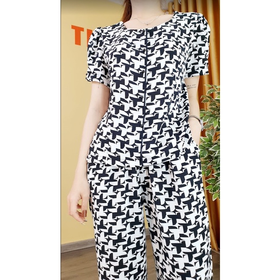Đồ bộ SEIN chất Lụa Mangou cao cấp mềm mại, sang trọng trẻ trung, không nhăn không xù mã 1480