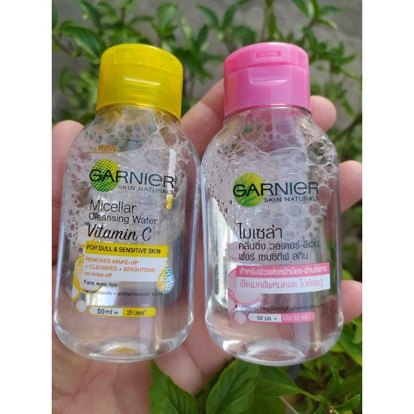 Nước Tẩy Trang Garnier Micellar Water Vitamin C Làm Sáng Da 50ml