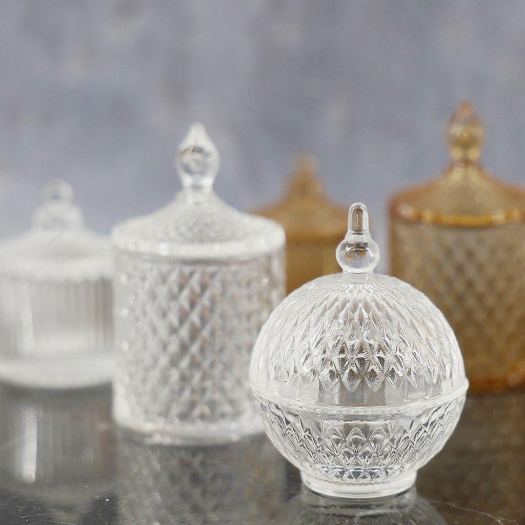 YIYU Đồ trang trí Hũ Kẹo / Hạt Cà Phê Mini Tỉ Lệ 1: 12 Dùng Để Trang