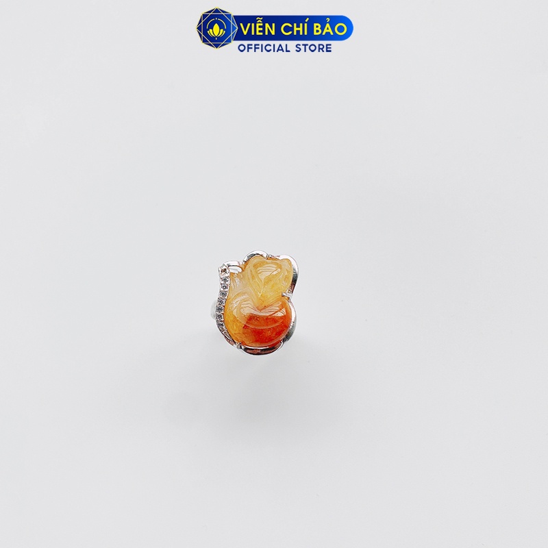 Nhẫn bạc nữ Thiên hồ tóc vàng bọc bạc chất liệu bạc 925 thời trang phụ kiện trang sức nữ Viễn Chí Bảo N400022