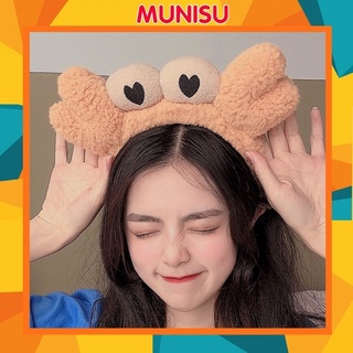 Băng đô turban bờm tóc rửa mặt càng cua cute BD22