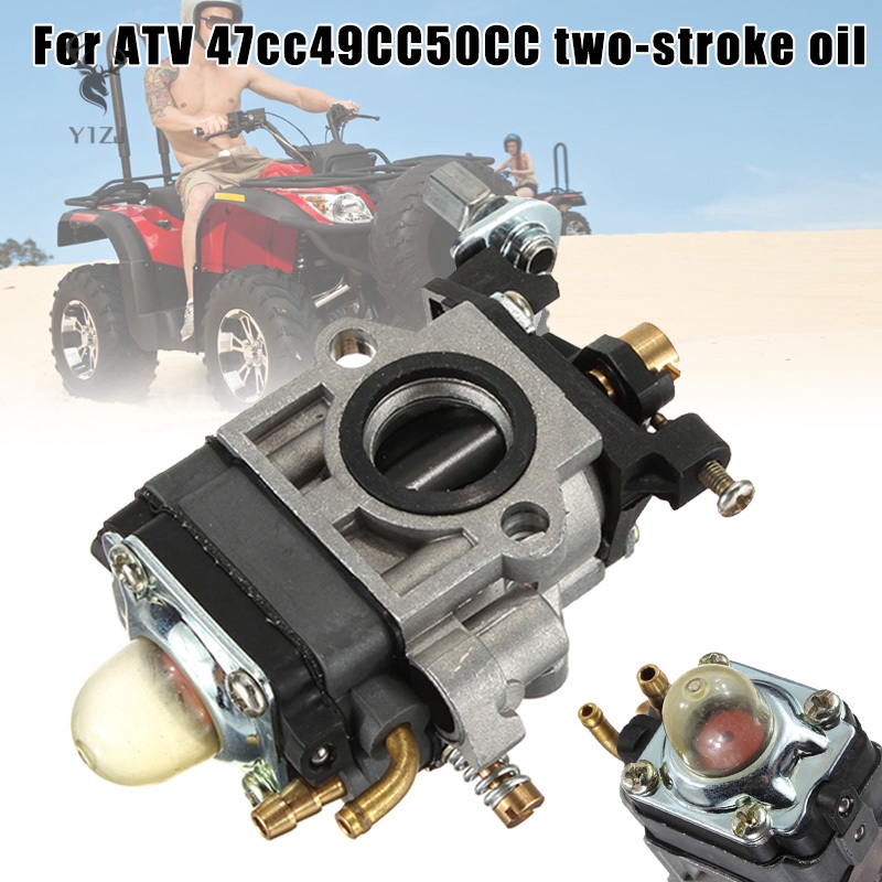 Bộ Chế Hòa Khí 15mm Cho Xe Tay Ga 40cc 43cc 49cc Atv