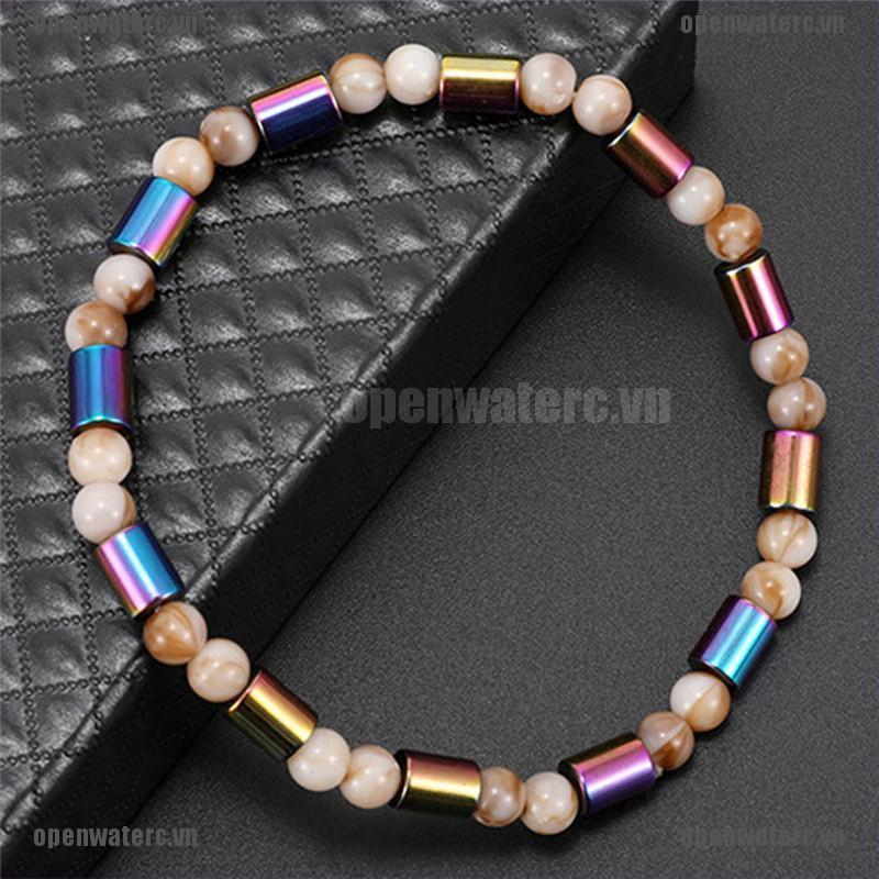 Lắc chân xỏ hạt đá hematite hỗ trợ giảm cân hiệu quả