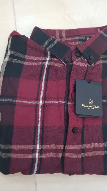 Áo sơ mi tay dài Massimo Dutti kẻ sọc size S