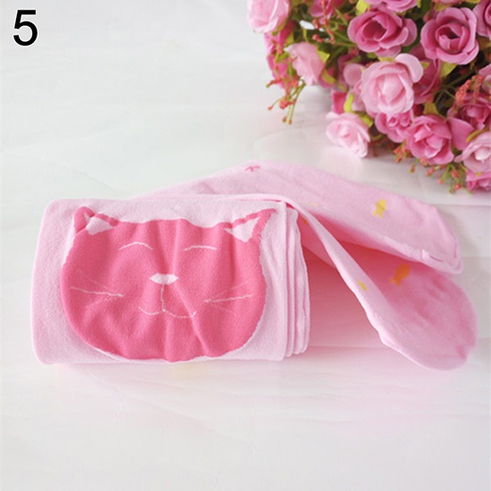 Quần vớ in hình mèo dễ thương cho bé gái