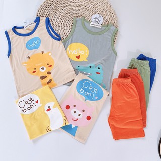 Combo 4 bộ cộc cotton