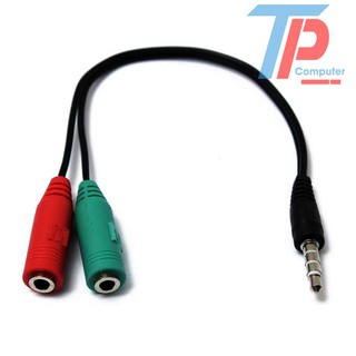 jack chia mic và audio tai nghe