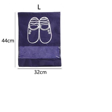 Túi Vải Đựng Giày Dép Dây Rút Chống Bẩn Du Lịch Size Lớn 44cmx32cm