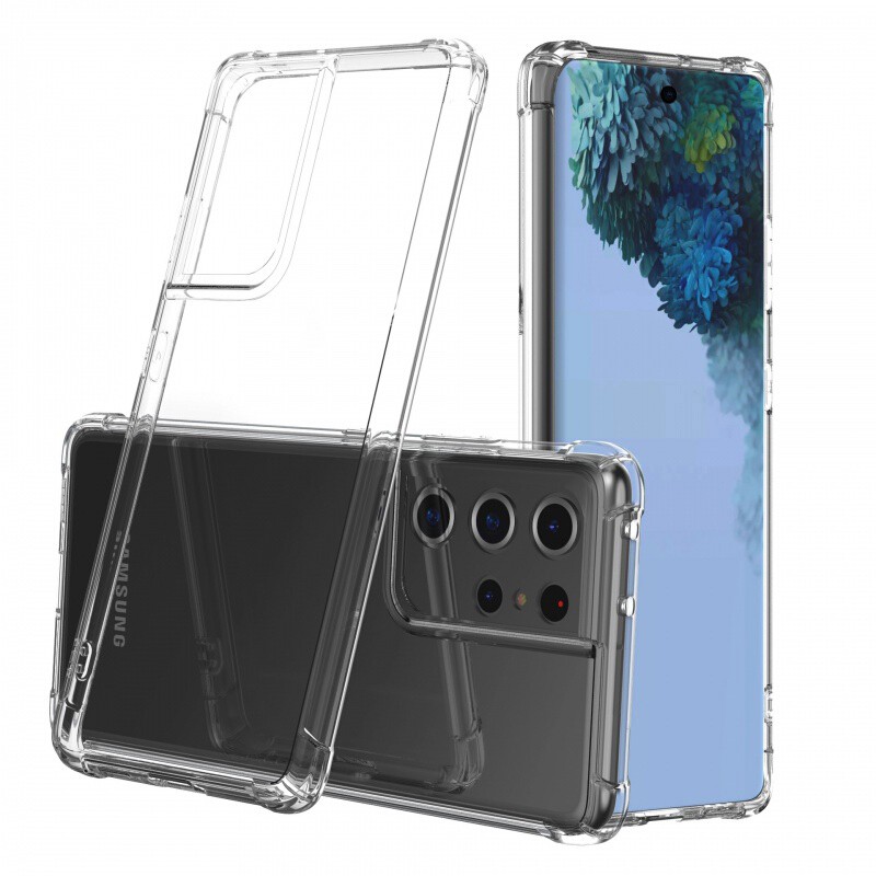 Ôp Điện Thoại Silicon Dẻo Trong Suốt Chống Sốc Cho samsung galaxy s22 s23 s21 s20 s10 fe plus ultra note 20 10 9 plus lite ultra Ốp