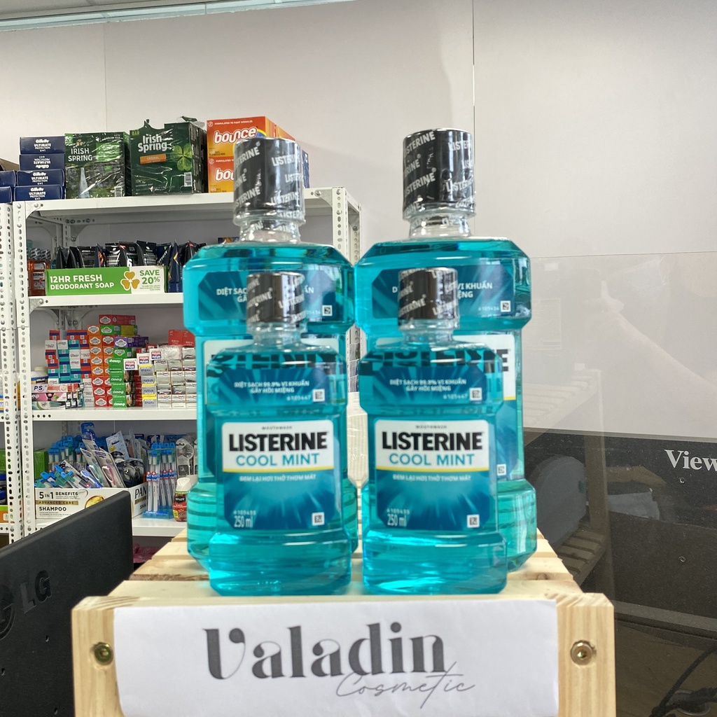 Nước Súc Miệng Listerine 750ml Cool Mint Mountwash |Nước xúc miệng bạc hà