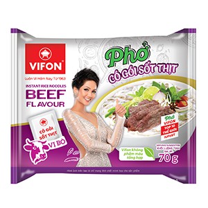 Thùng 30 gói PHỞ CÓ GÓI SỐT VỊ THỊT BÒ 80GR