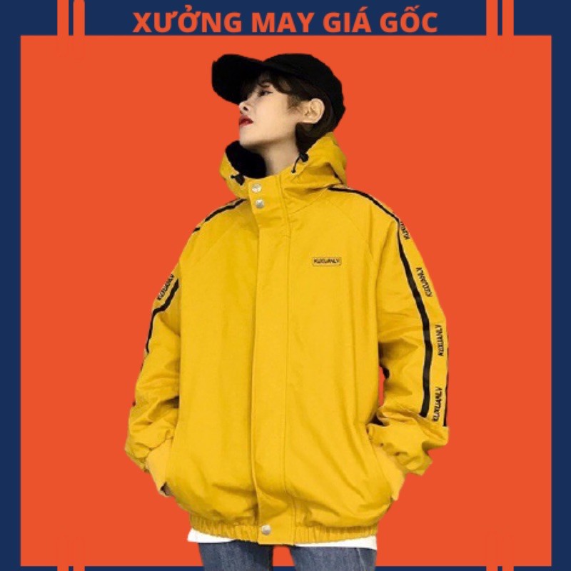 🎆𝐃𝐮̀ 𝟐 𝐋𝐨̛́𝐩🎆 BAC Áo Khoác Dù 2 Lớp Tay Chữ