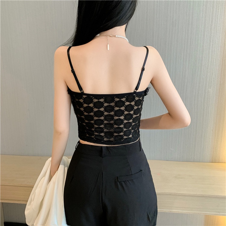 Áo bra ren Áo lót nữ 2 dây croptop hoạ tiết hoa gợi cảm tôn vòng 1 sexy quyến rũ CHICHI BRA 1872