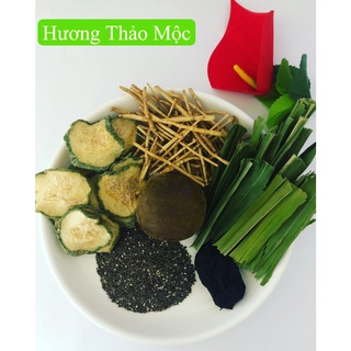 Sâm bí đao nấu 12 - 15 lít nước - hương thảo mộc trà hoa