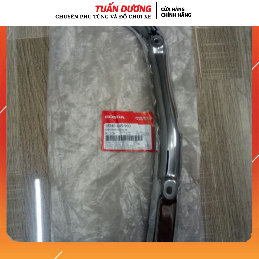 Ốp chống nóng cổ bô xe Dream hàng chính hãng - inox chống nóng cổ pô Dream dùng được cho cả Việt và Thái