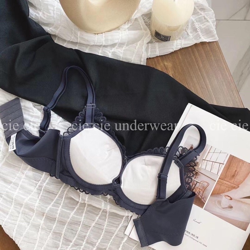 Áo lót không gọng đệm bông dày 4cm cup A cho ngực nhỏ, áo bra cao cấp xu chiêng đồ nội y cho chị em 9219