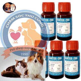 5 Lọ Hantox 200 50ml - Xịt Ve, Ghẻ , Ruồi Muỗi, Mạt Gà