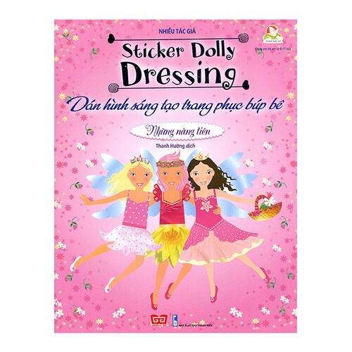 Sách Sticker Dolly Dressing - Dán Hình Sáng Tạo Trang Phục Búp Bê - Những Nàng Tiên (Tái Bản Năm 2019)