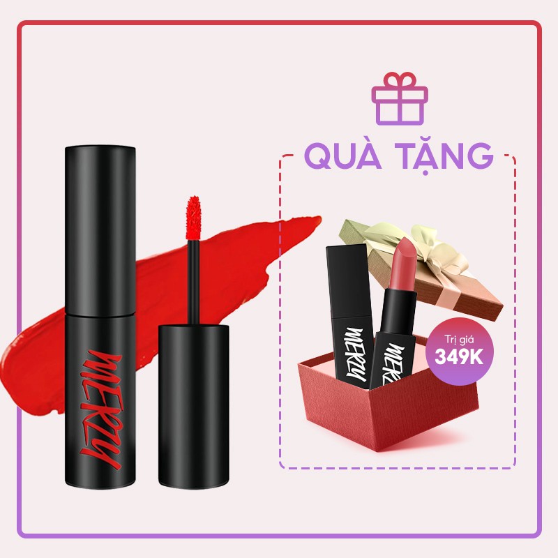 Son kem lì Merzy The First Velvet Tint màu cam vàng đất Merzy The First Velvet Tint 4.5g