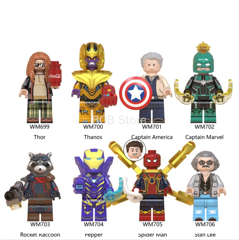 MARVEL Lego Xếp Hình Nhân Vật Siêu Anh Hùng