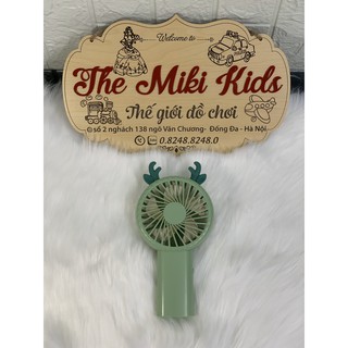 Quạt mini tích điện cầm tay hoặc để bàn - the miki kids