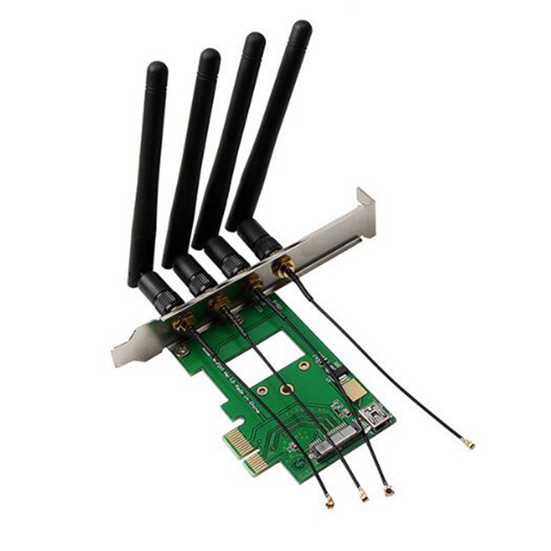 Thẻ Chuyển Đổi Bcm94360Cd Sang Pci-E 1x Cho Máy Tính Bàn | BigBuy360 - bigbuy360.vn