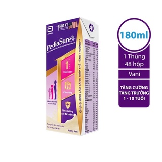 Thùng 48 hộp sữa pha sẵn Pediasure 180ml