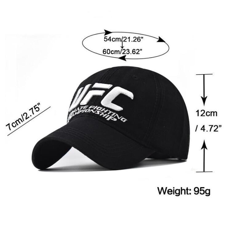 Mũ Lưỡi Trai Cotton Phong Cách UFC Thời Trang Retro