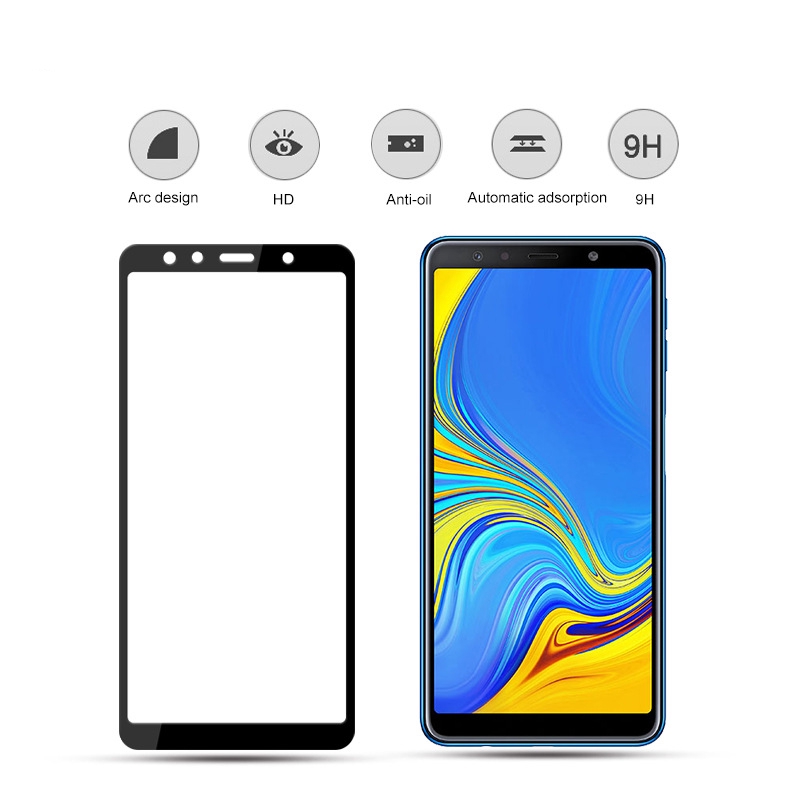 Kính cường lực 9D full màn hình mẫu mới nhất cho Samsung Galaxy ss A9 A7 A6 A6+ A8 A8+ A7 A5 A3 2018 2017