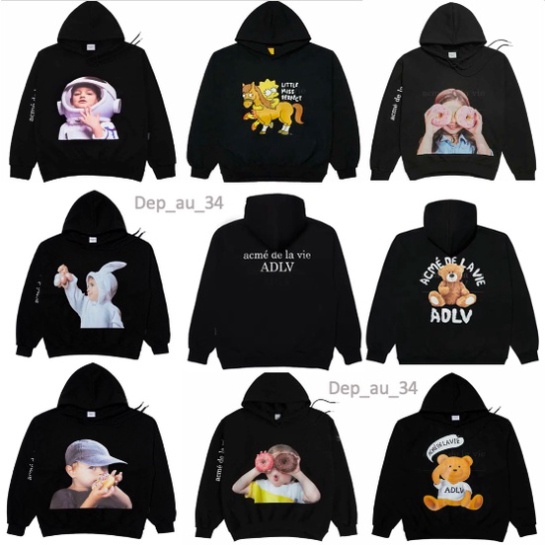 Áo nỉ nam nữ ADLV Hoodie Full 24 Mẫu Hàng Cao Cấp Vải Nỉ loại đẹp Cotton cực xịn 2022 Momoshop
