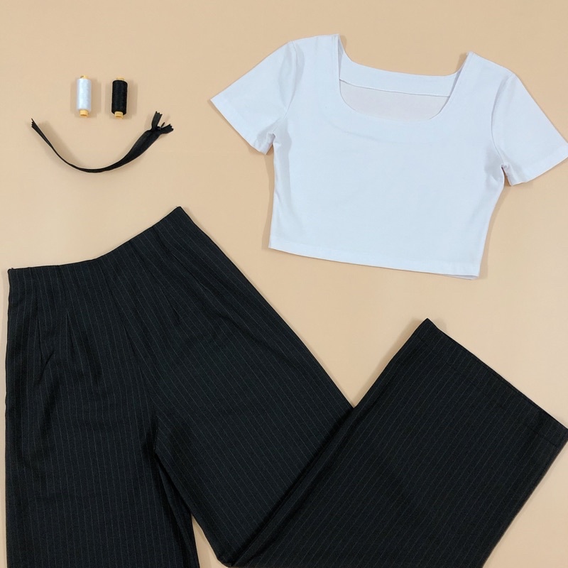 VẢI KAKI SỌC 1.5m x 1.5m - chất ko quá dày, ko co giãn, ko nhăn