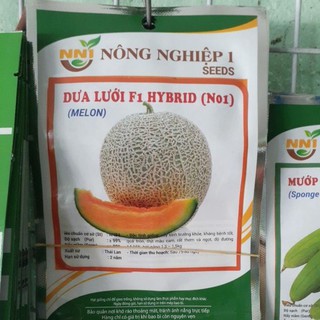 Hạt giống dưa lưới ruột vàng F1 gói 10H