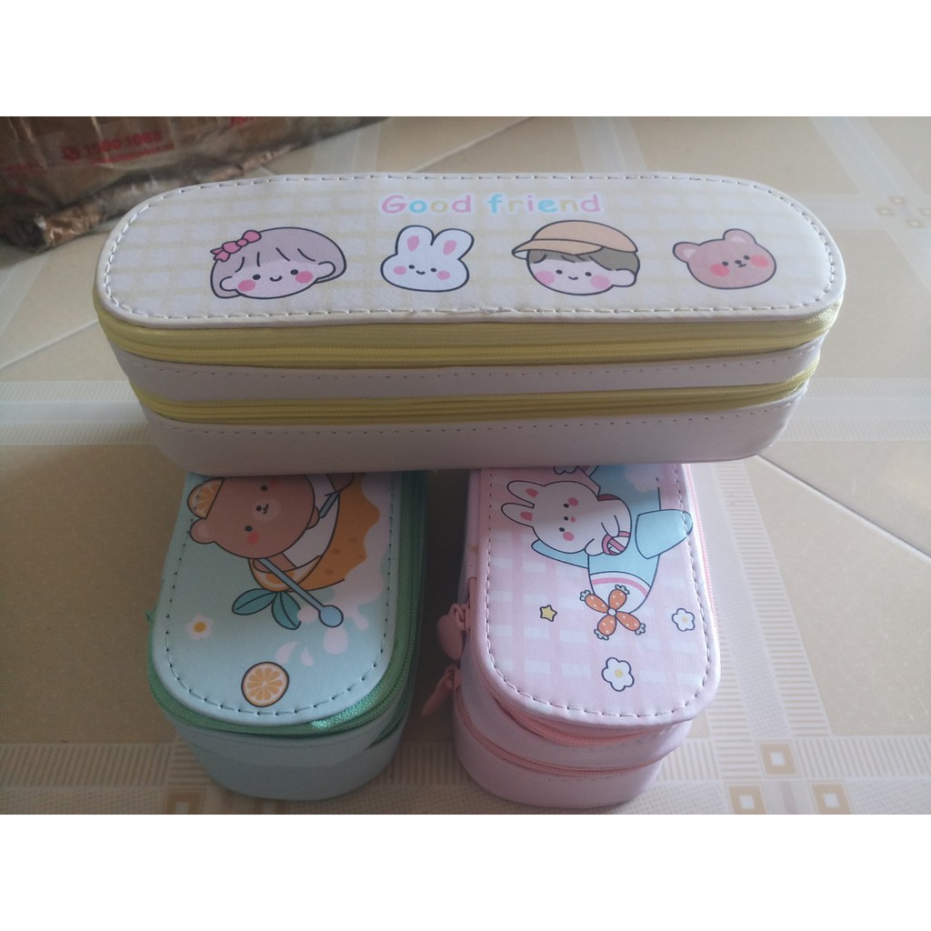 HỘP BÚT HAI TẦNG, HÀNG CAO CẤP, CHUẨN ĐẸP