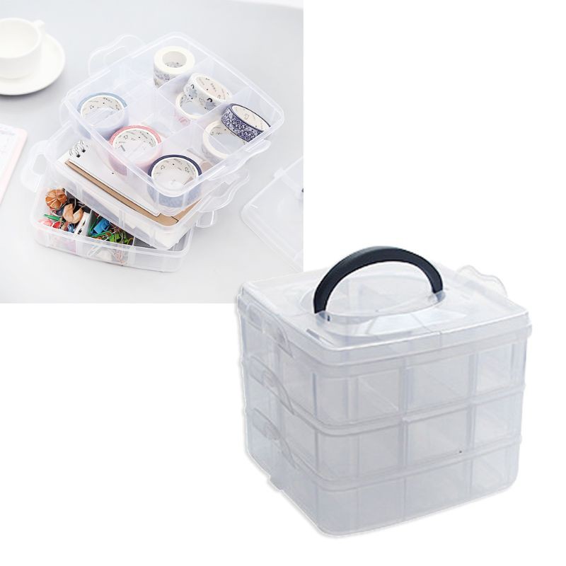 Hộp đựng nữ trang trong suốt chất liệu nhựa cứng