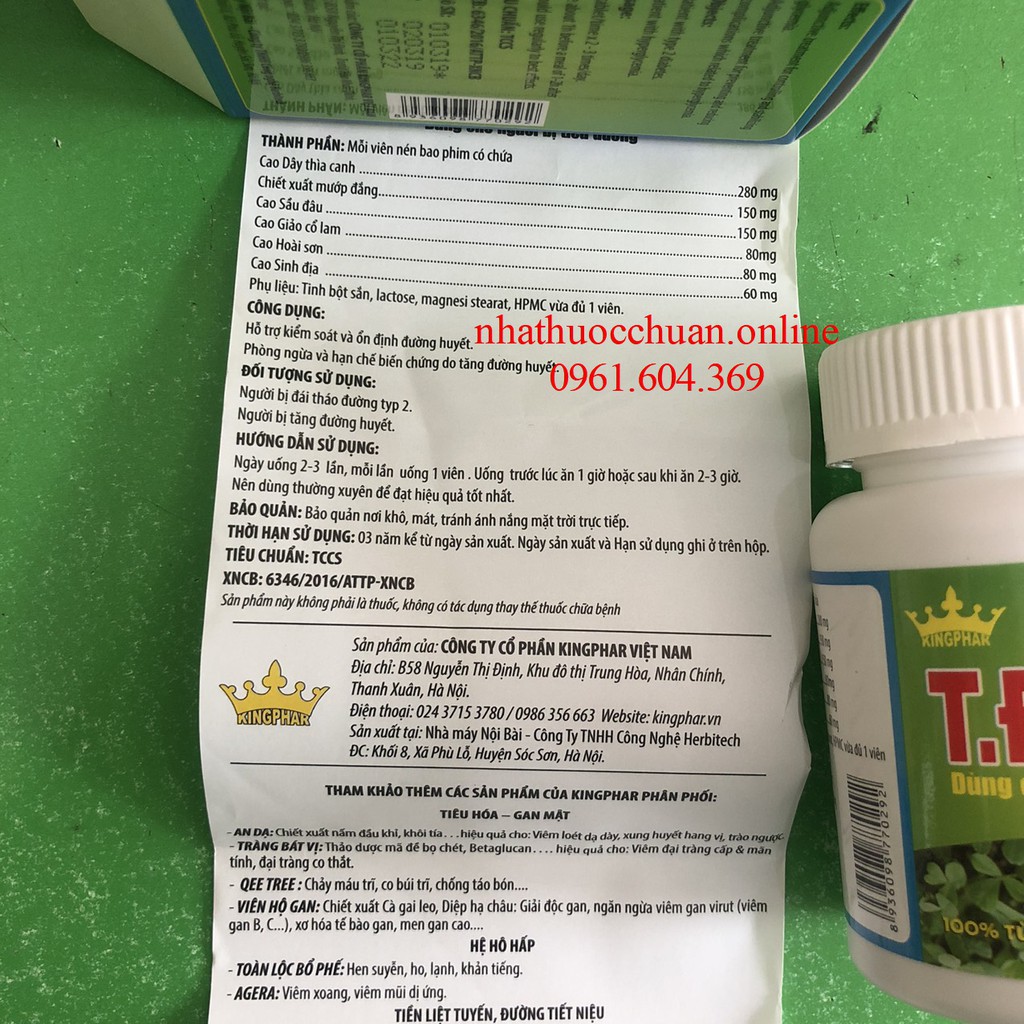 Tiểu Đường TĐ Kingphar