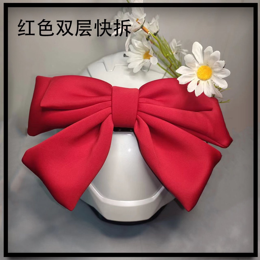 Mũ Bảo Hiểm Nơ # Cô Gái Trượt Tuyết / Xe Máy Điện Trill Kawasaki Dùng Để Trang Trí