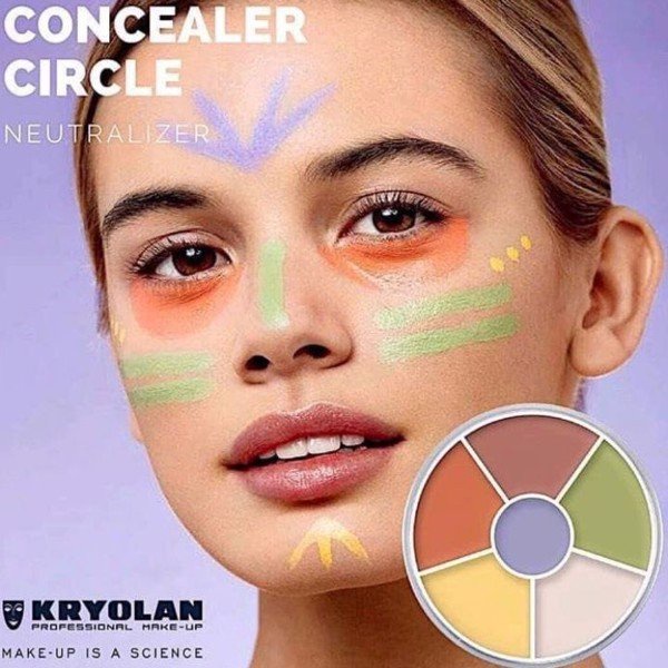 Kem Che Khuyết Điểm Kryolan Concealer Circle 6 ô