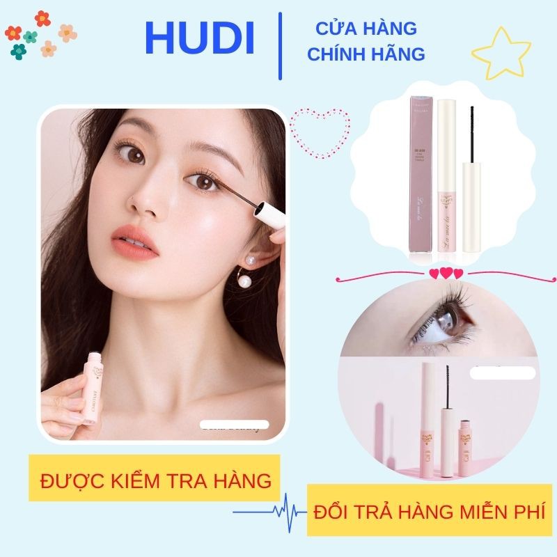 Mascara Siêu Mảnh Tơi Mi Lameila Skinny Microcara Vỏ Hồng - Chuốt Mi Cong Tự Nhiên -  Mã CM001